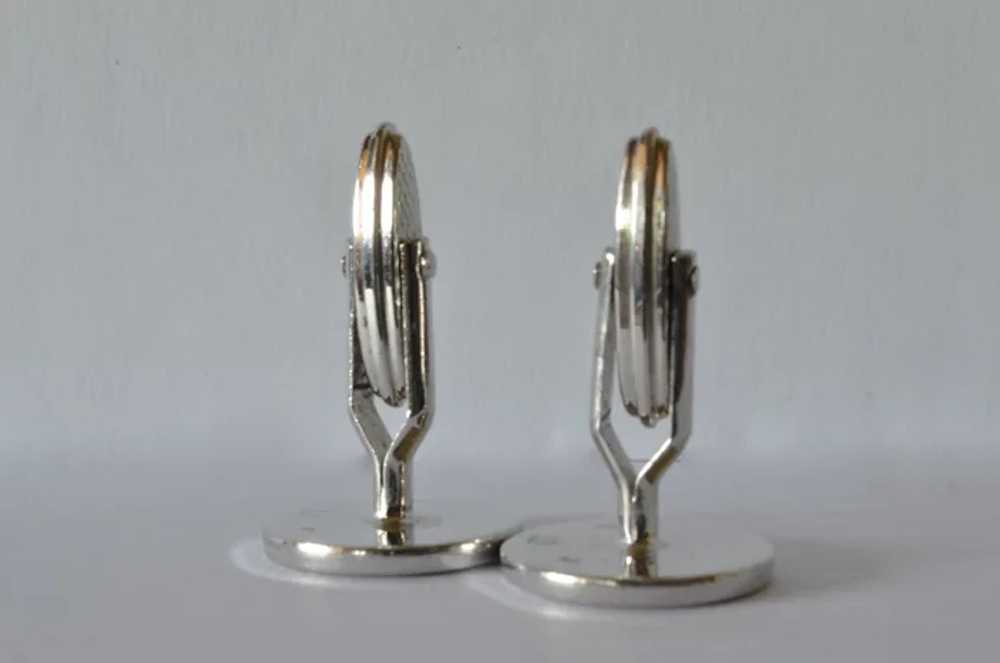 Alfred Dunhill, vintage sterling silver cufflinks… - image 8