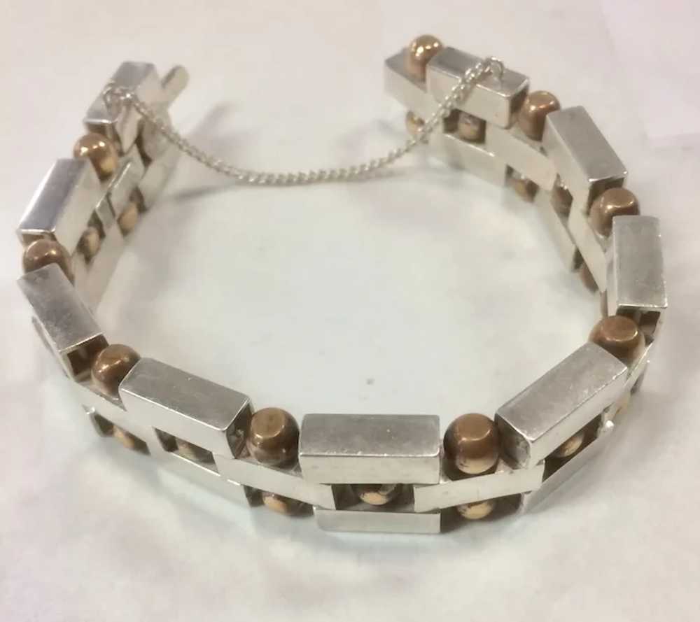 William Spratling Silver and Copper Bracelet - image 3