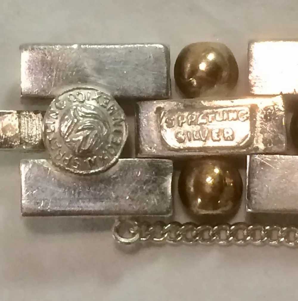 William Spratling Silver and Copper Bracelet - image 4