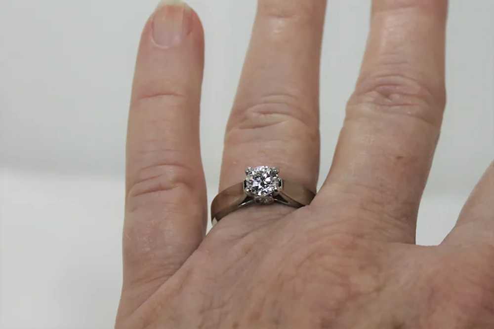 Beautiful .96 CTW Diamond Ring, 81 pt Center. 14k… - image 7