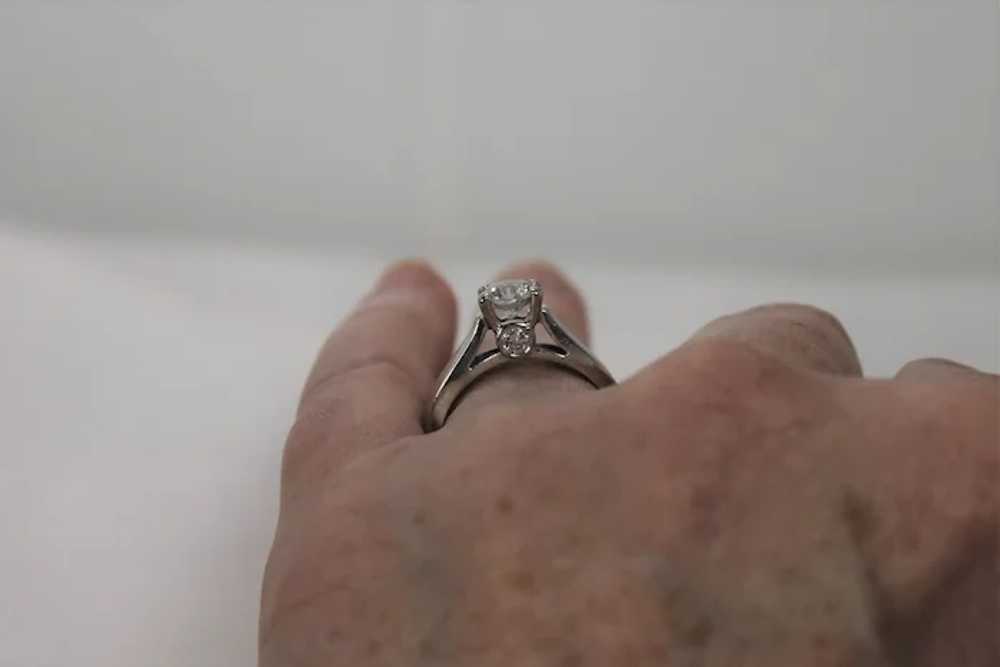 Beautiful .96 CTW Diamond Ring, 81 pt Center. 14k… - image 8