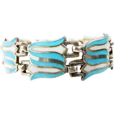 Dishy Margot de Taxco "Double Bellflower" Bracele… - image 1