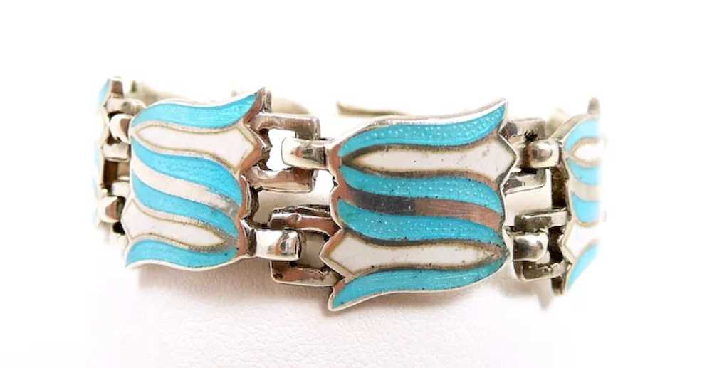 Dishy Margot de Taxco "Double Bellflower" Bracele… - image 3