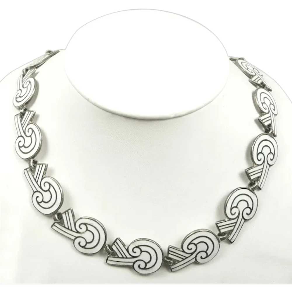 Charmed "Curled in Circle" Margot de Taxco Neckla… - image 1