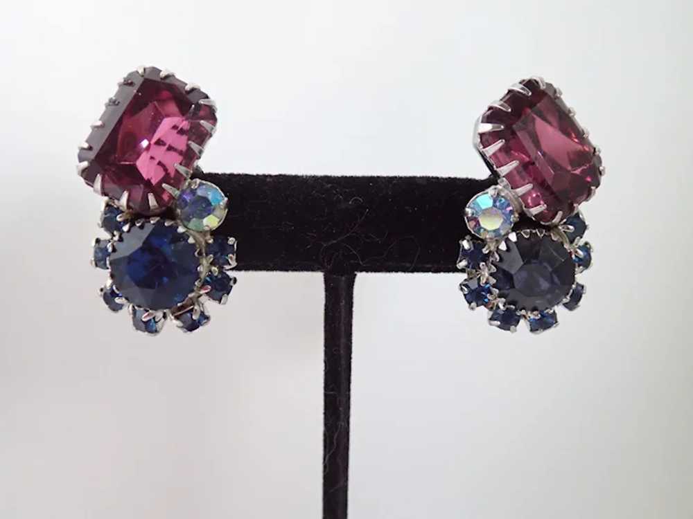 Vintage Chunky Rhinestones With Heavy Prong Setti… - image 2