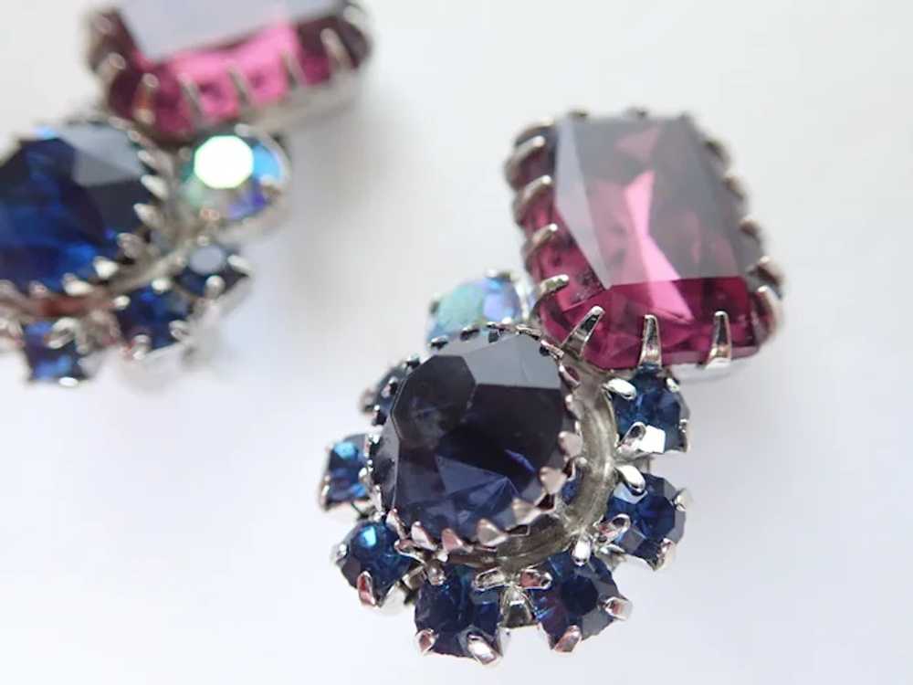 Vintage Chunky Rhinestones With Heavy Prong Setti… - image 3