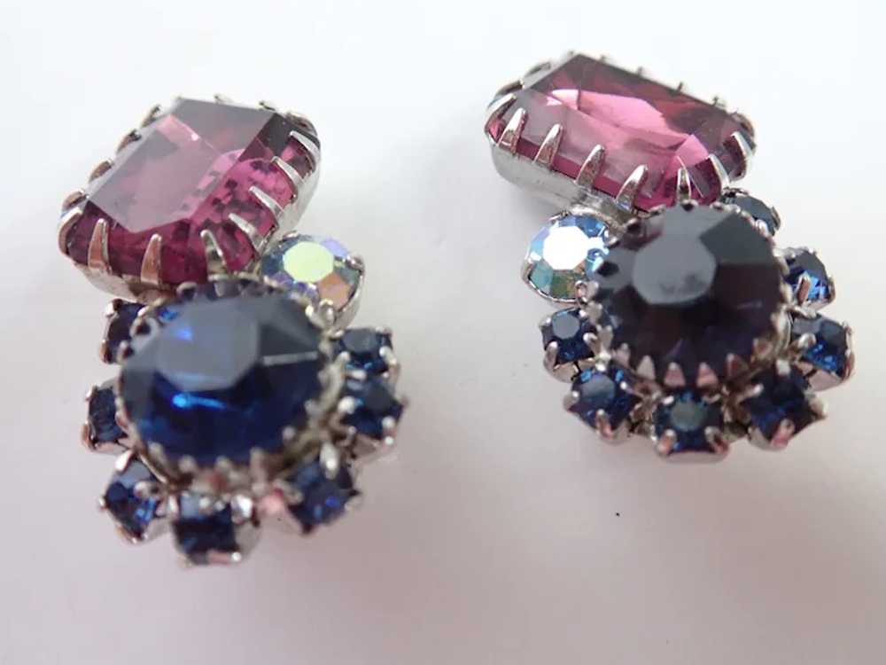 Vintage Chunky Rhinestones With Heavy Prong Setti… - image 4