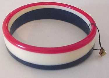 Red White and Blue Bangle Bracelet - image 1