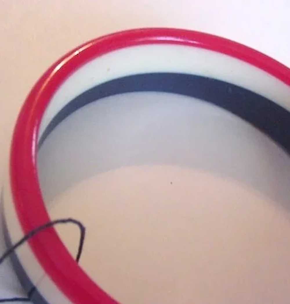 Red White and Blue Bangle Bracelet - image 2