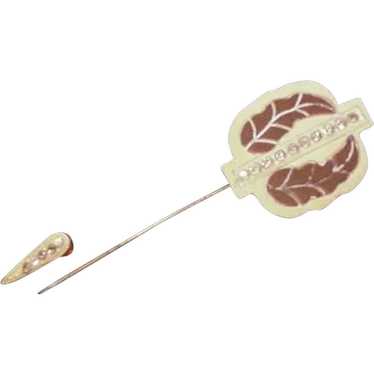 Celluloid Hat Pin - image 1
