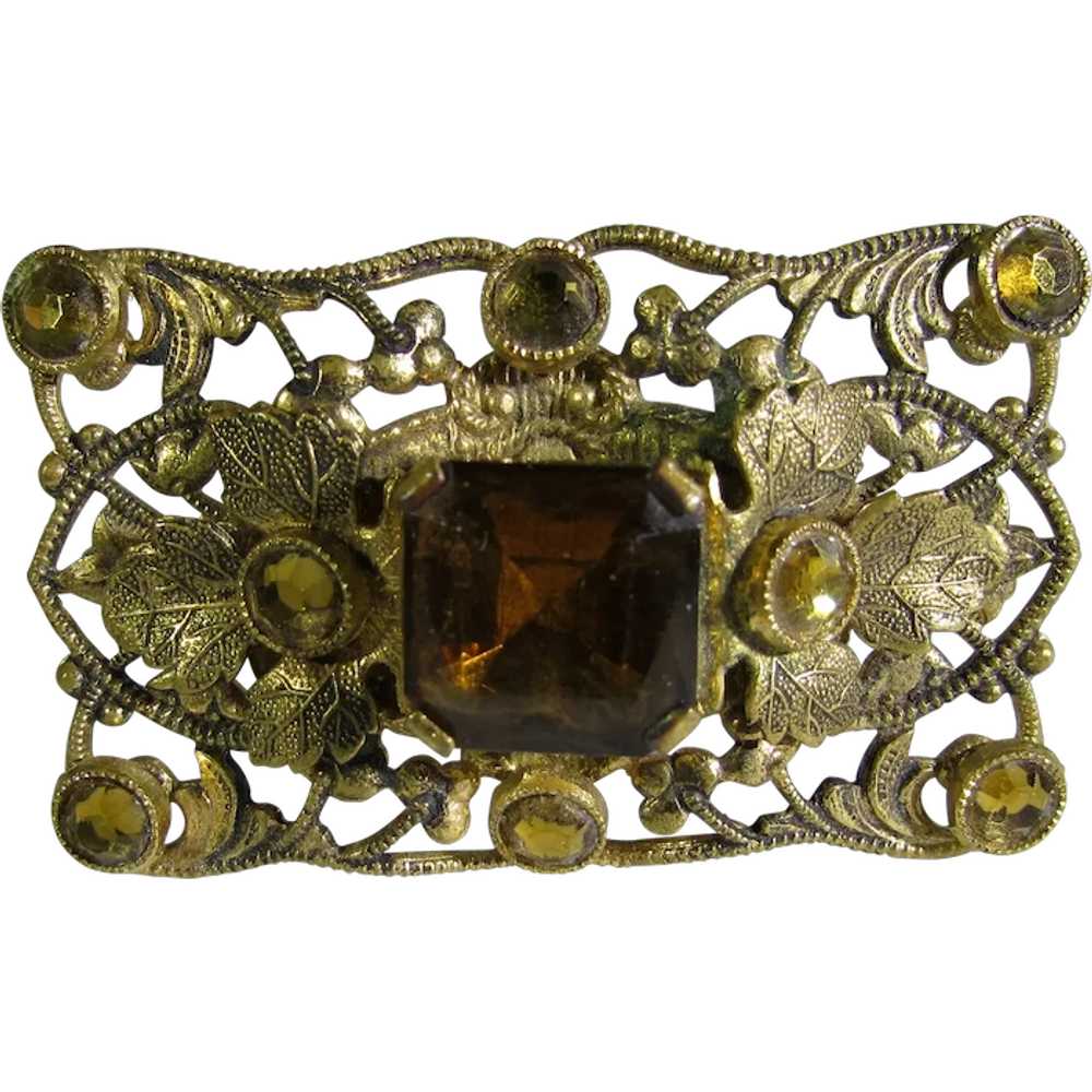Thrift Jewelry Finds: Art Deco Czech Glass, Amber, Vtg. Costume Jewelry 