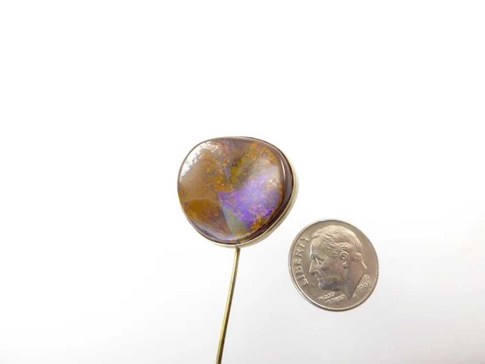 Large Boulder Opal Stick Pin - image 2