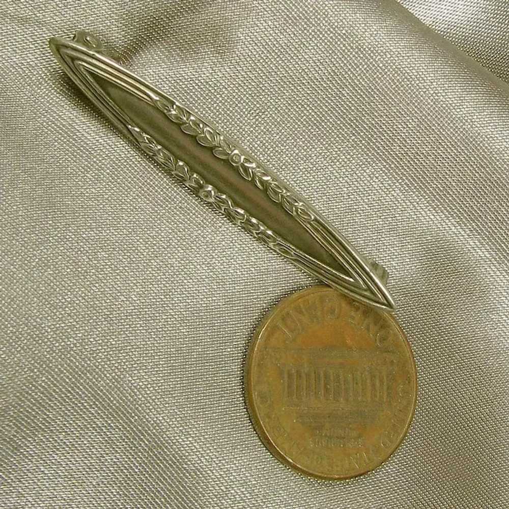 c.1890's UNGER BROS. ~Sterling ~Petite Brooch~ - image 5