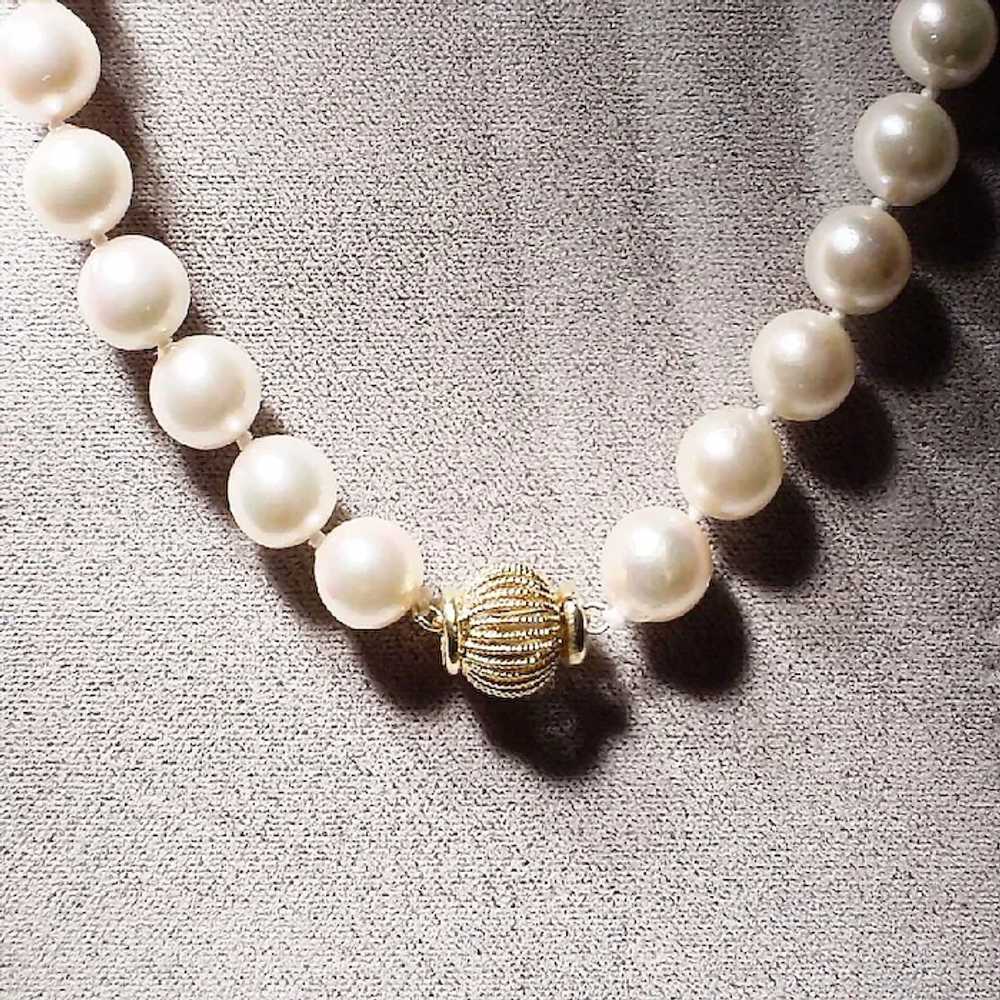 Classic Pearl Choker - 14k Gold