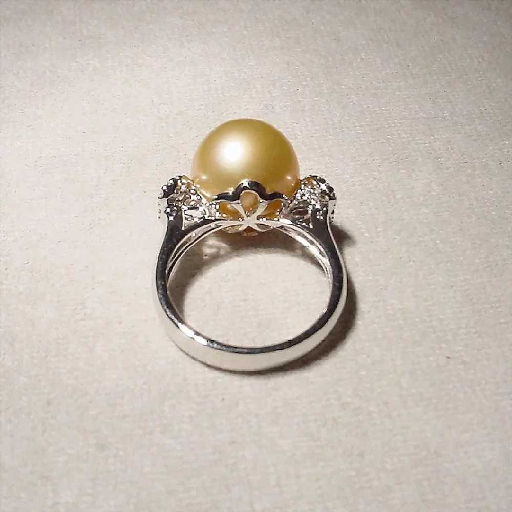 Heart-Knotted Diamonds Rich Golden South Sea Cult… - image 6