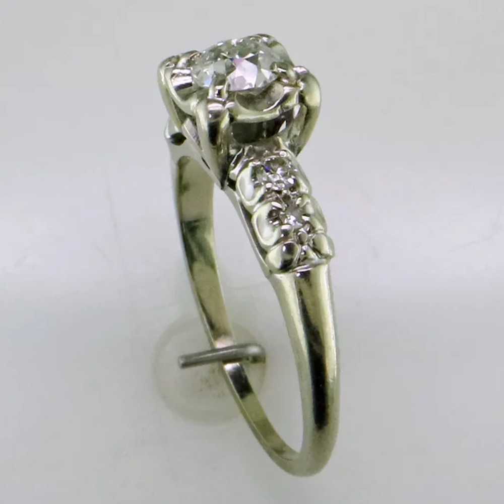 .50 ct Diamond  14 Karat White Gold Ring - image 3
