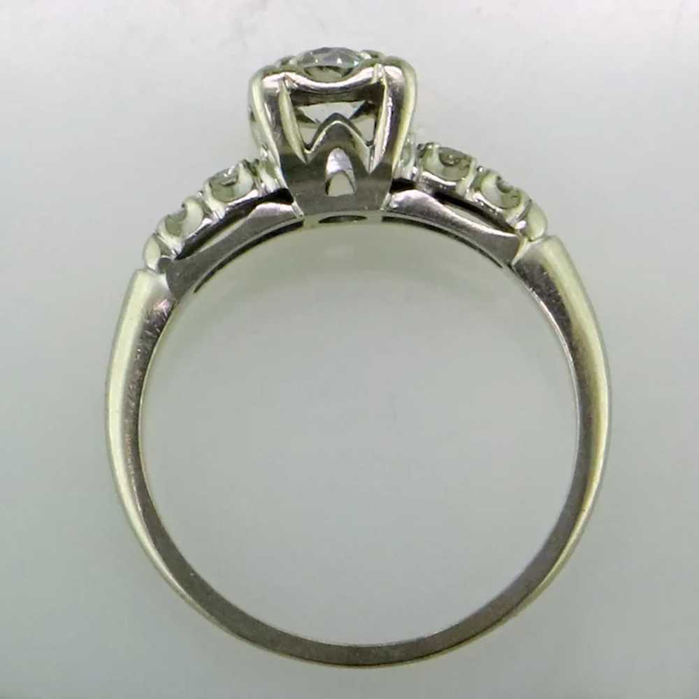 .50 ct Diamond  14 Karat White Gold Ring - image 4