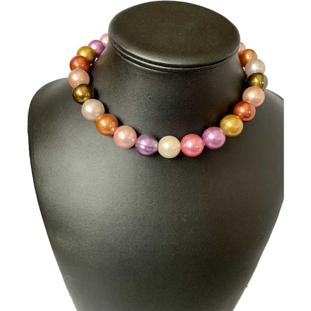 Multi Colored Costume Pearls - image 1