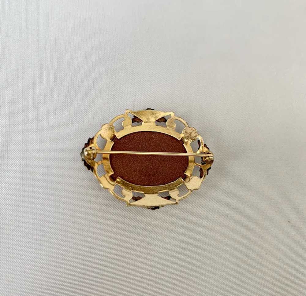 Goldstone Brooch - image 4