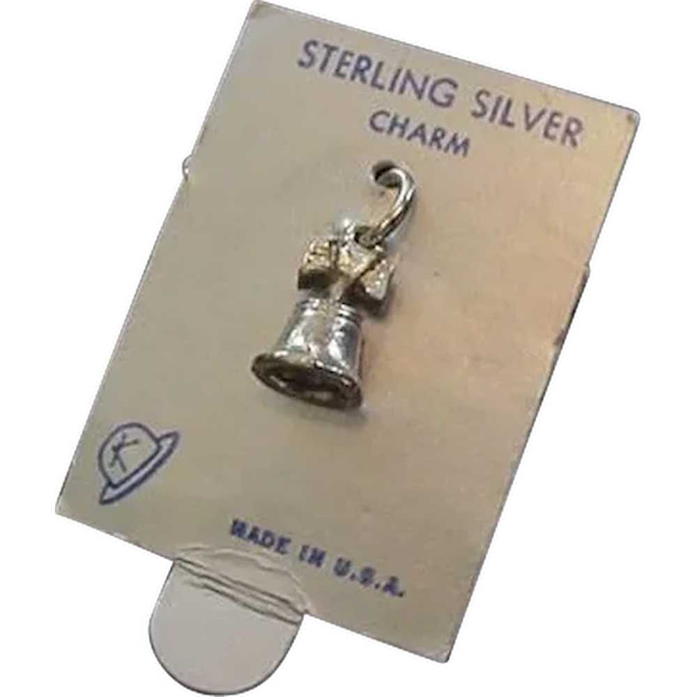 Sterling Liberty Bell Charm - image 1