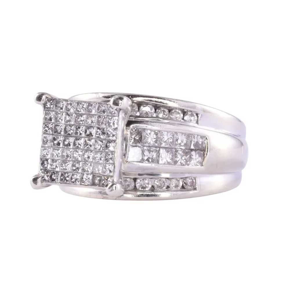 Invisible Set Princess Cut Diamond Ring - image 2