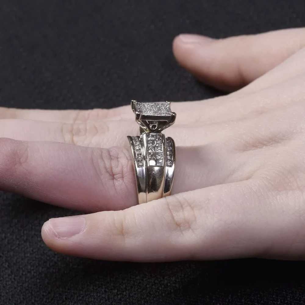 Invisible Set Princess Cut Diamond Ring - image 6