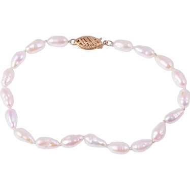 Cultured Baroque Pearl Bracelet - image 1