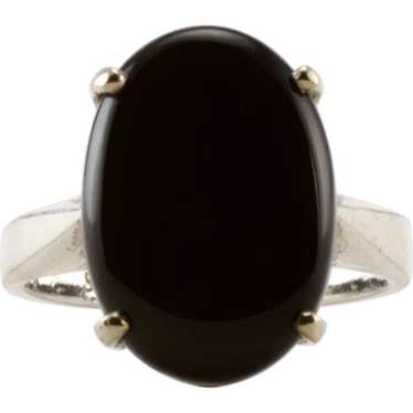 Oval Onyx Ring