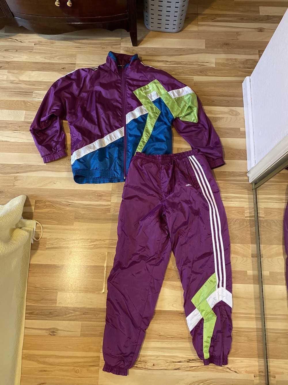 Adidas × Rare × Vintage vintage adidas tracksuit,… - image 1