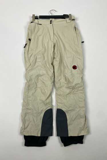 Mammut DRY TECH White Nylon Ski Trousers Overalls 