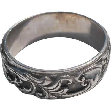 Sterling Silver Scroll Ring