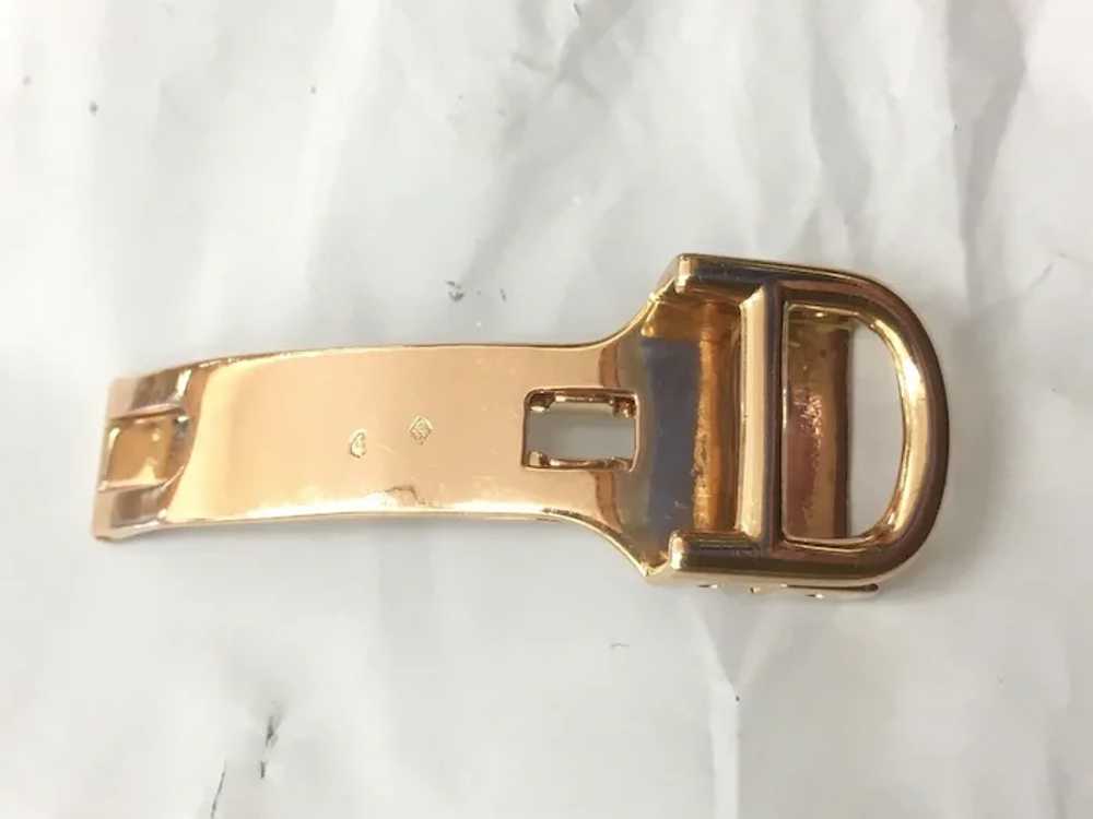 Cartier 18k Rose Gold Deployant Watch Buckle 11.9… - image 2