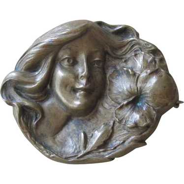 Super Art Nouveau Brooch