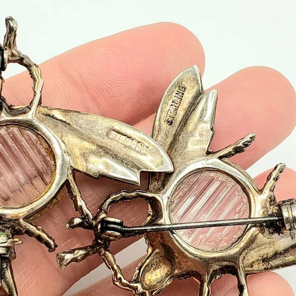 Sterling Jelly Belly Bug - Wasp - Fly Brooches - image 6