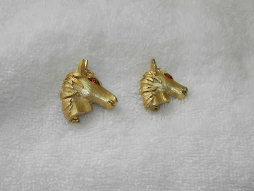 Unsigned Trifari Amazing Horse Head Scatter Pins … - image 2