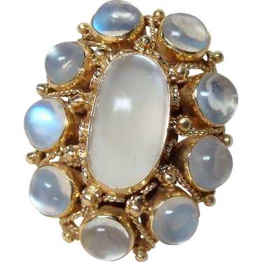 Vintage 14kt Gold Moonstone Ring