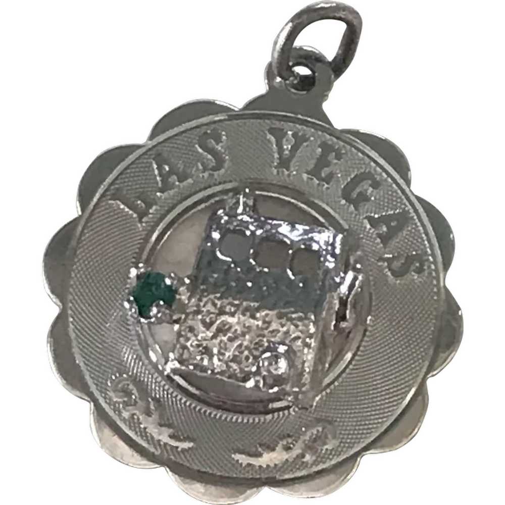 Nevada US State Vintage Charm Sterling Silver Jew… - image 1