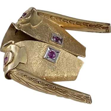 Big Jeweled Matadors Jacket Vintage Charm 14K Gol… - image 1