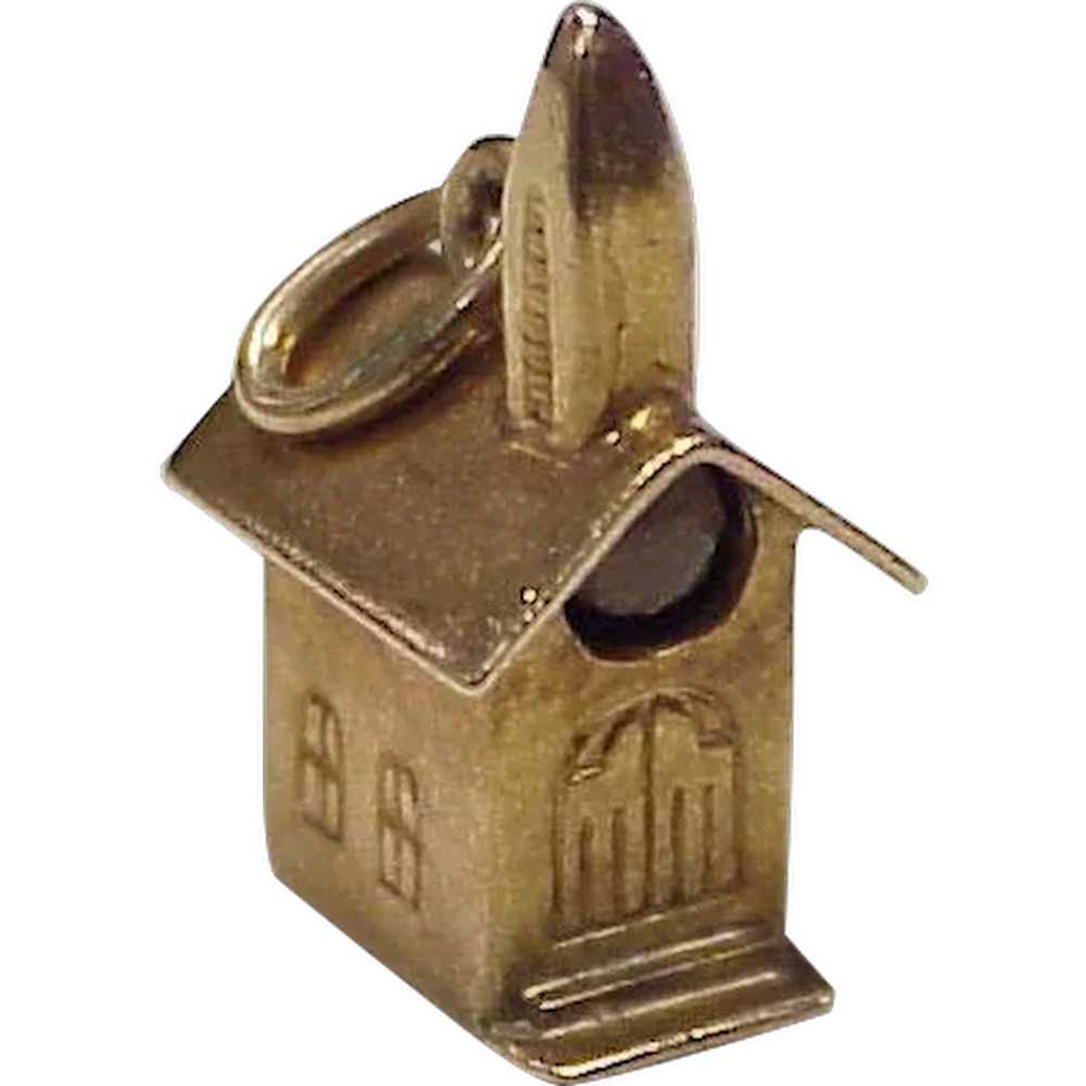 Tiny Wedding Chapel or Church Vintage Charm Charm… - image 1