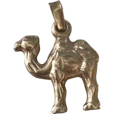 Camel Vintage Charm 14K Gold Three-Dimensional ci… - image 1