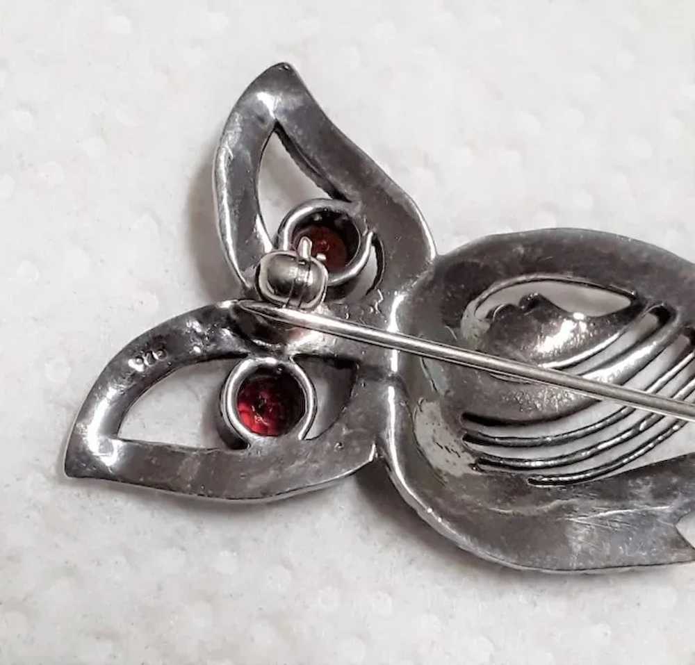 Vintage Art Deco Style Sterling Silver and Marcas… - image 4