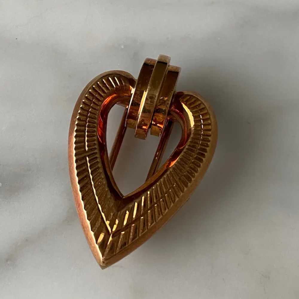 Antique 14K Yellow Gold Tiffany&Co. Heart-Shaped … - image 7