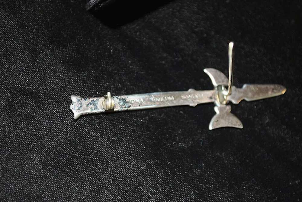 Scottish Sterling Silver Kilt Pin - IONA - image 5