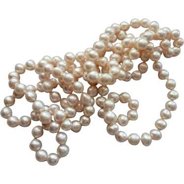 62" Cultured 10 mm Pearl Necklace
