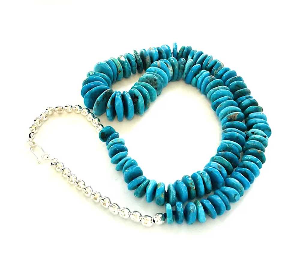 Southwest Style Necklace of Large Arizona Turquoi… - image 3