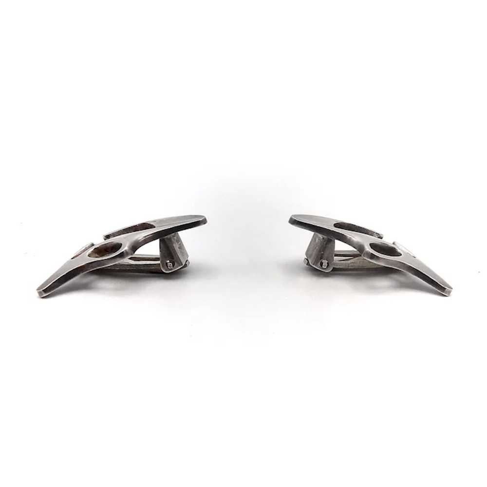 Abstract Georg Jensen Earrings designed by Hennin… - image 4