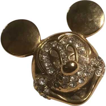 Mickey Mouse Style Repair Zipper Pull Charm - Rustic Bronze