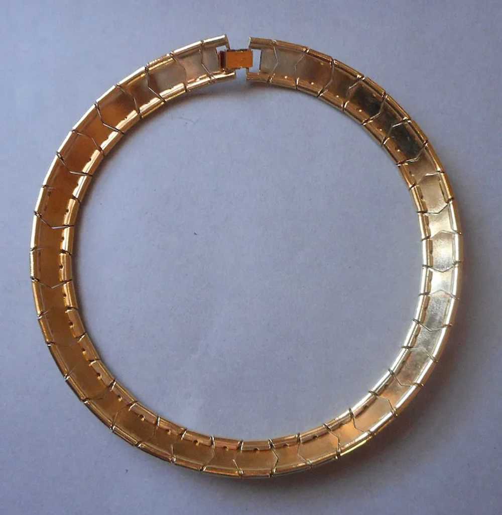 Napier Circlet Collar Necklace Vintage 1980s to 1… - image 3