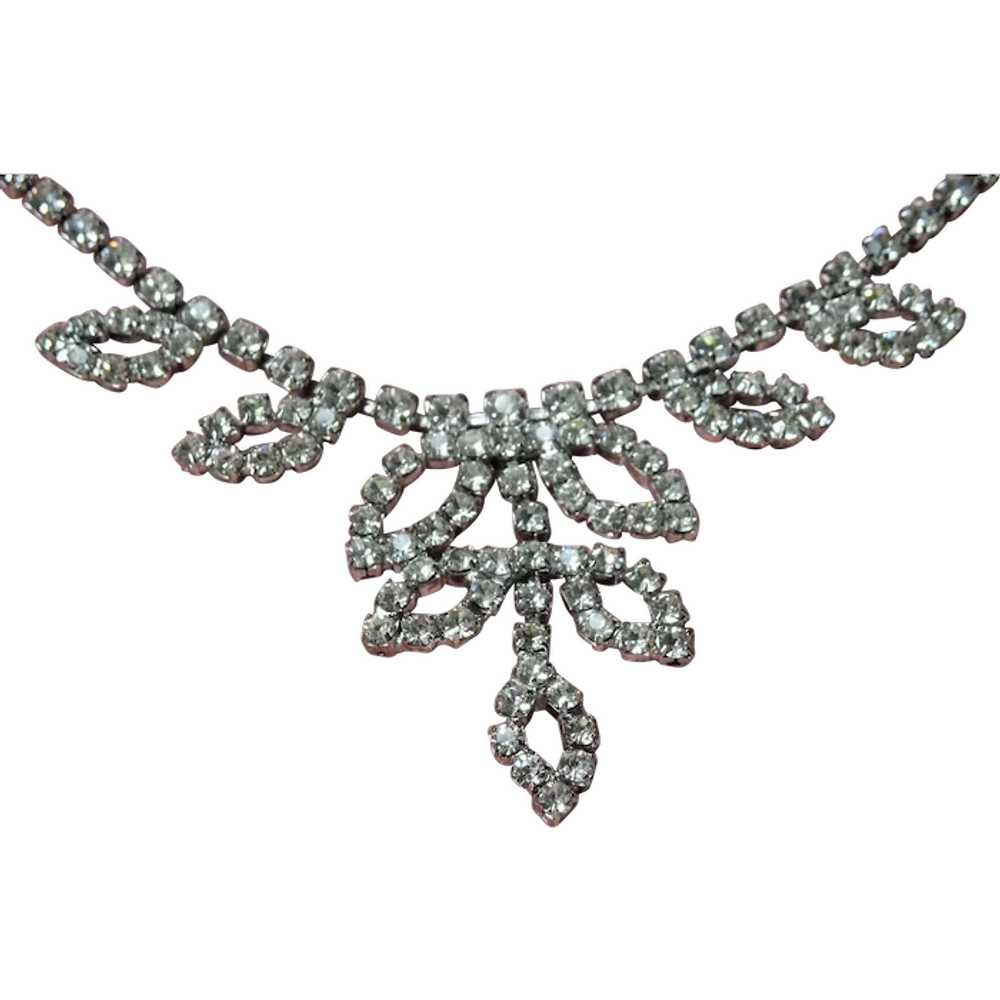 GORGEOUS Art Deco Necklace,20s Flapper Era Paste … - image 1