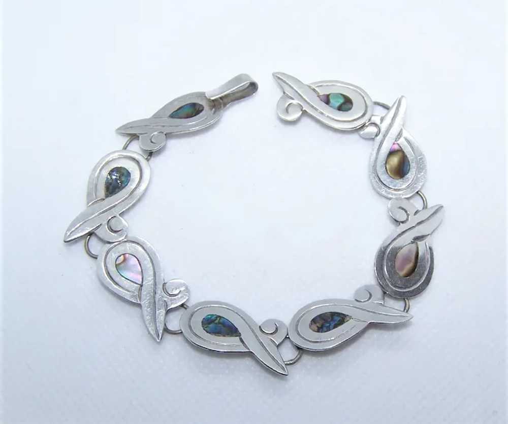 Made in Mexico Mexican Sterling Silver Abalone Li… - image 10